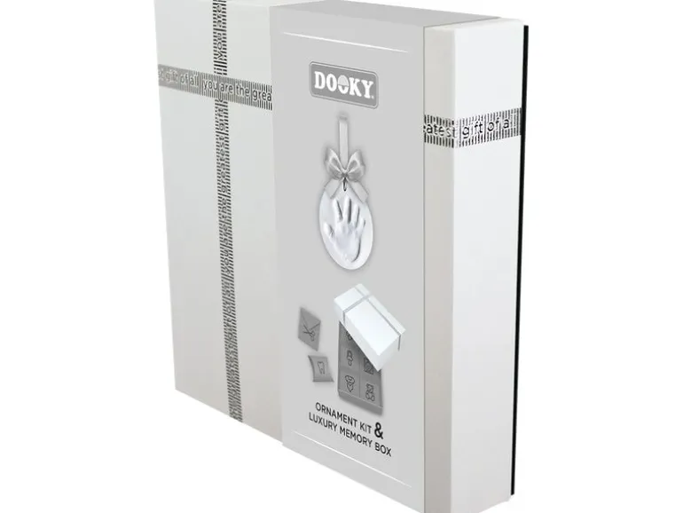 Dooky Medaillonabdruck und Erinnerungsbox Rund, 16.5 x 24 x 5.2 cm