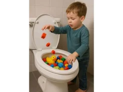 Dooky Toilettendeckel-Kindersicherung 24 x 4 x 2 cm, Weiss