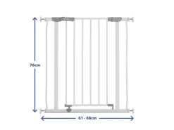DREAMBABY Türschutzgitter Ava Slimline 61 - 68 cm