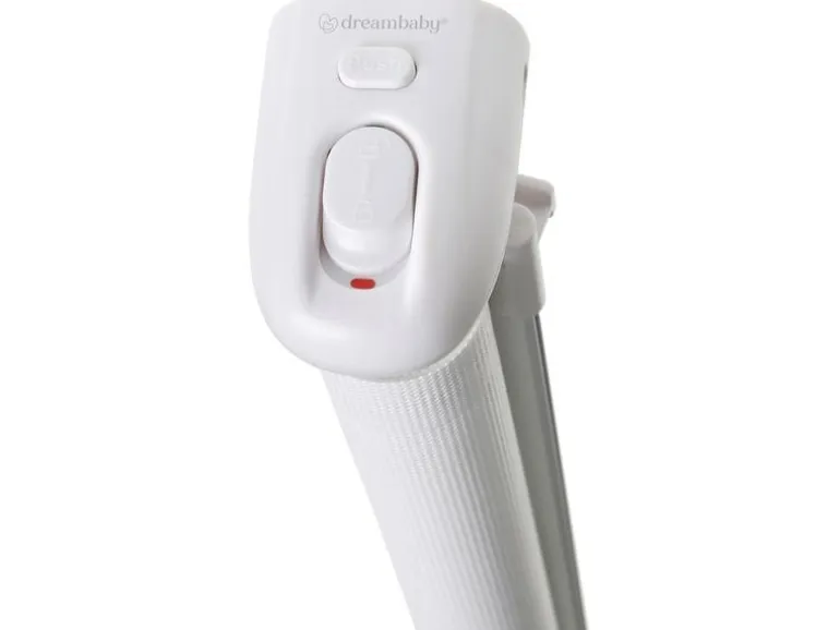 DREAMBABY Türschutzgitter Glide n Hide 60 cm - 140 cm Weiss