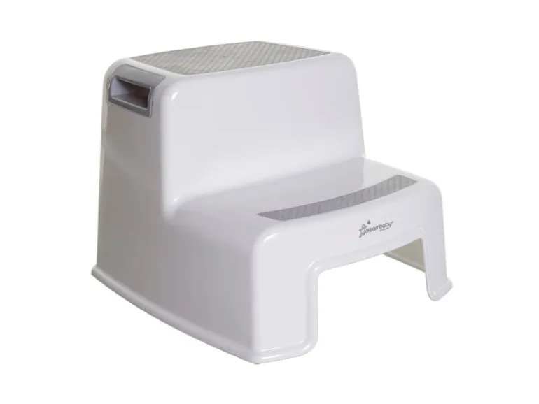 DREAMBABY Zweistufenschemel Grau/Weiss