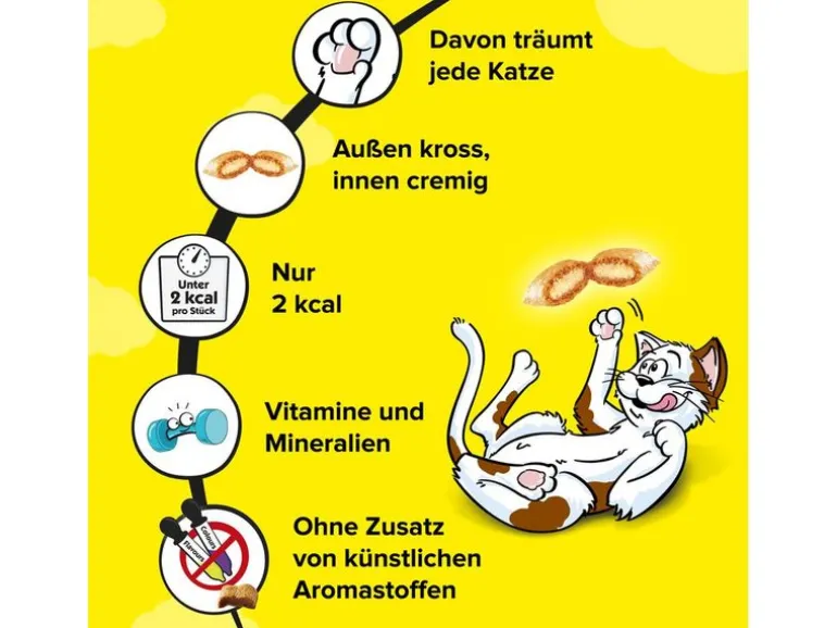 Dreamies Katzen-Snack Tub Käse 350 g