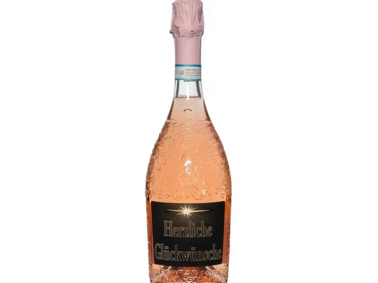 Dreams and Fantasy Geschenkidee Prosecco rosé Herzliche Glückwünsche 750 ml