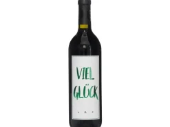 Dreams and Fantasy Geschenkidee Rotwein Viel Glück Grün, 750 ml