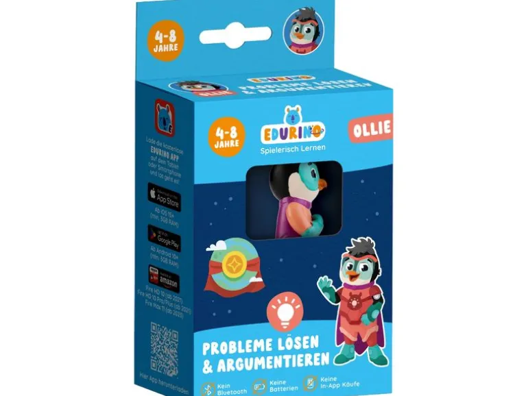 Edurino Lernfigur Figur Ollie Probleme lösen und Argumentieren, D