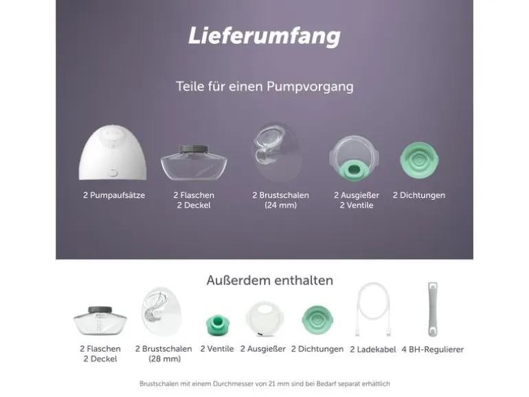 Elvie Milchpumpe Pump Elektrische Doppelmilchpumpe