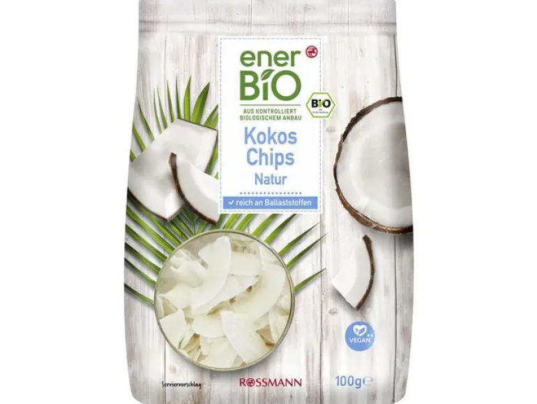 enerBIO Kokos Chips Natur 100 g