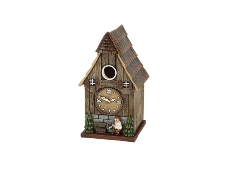 Esschert Design Nistkasten Kuckucksuhr, Braun