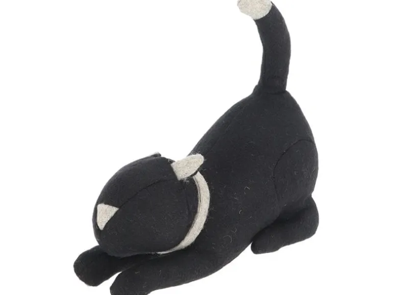 Esschert Design Türsicherung Katze Schwarz