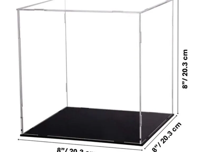 EvoRetro Acryl Box Modular Display UV-Schutz, 20 x 20 x 20 cm