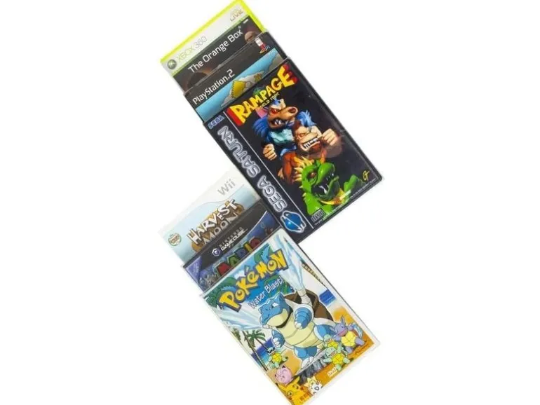 EvoRetro Kartenhülle Gehäuse 25er-Pack für Gamecube Xbox 360 Wii PS2