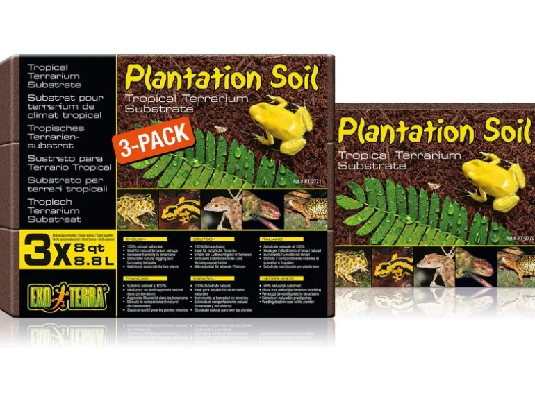 Exo Terra Bodensubstrat Plantation Soil – Brick, 26.4 l