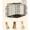 Feandrea Metallbox für Hunde 122 x 74.5 x 80.5 cm