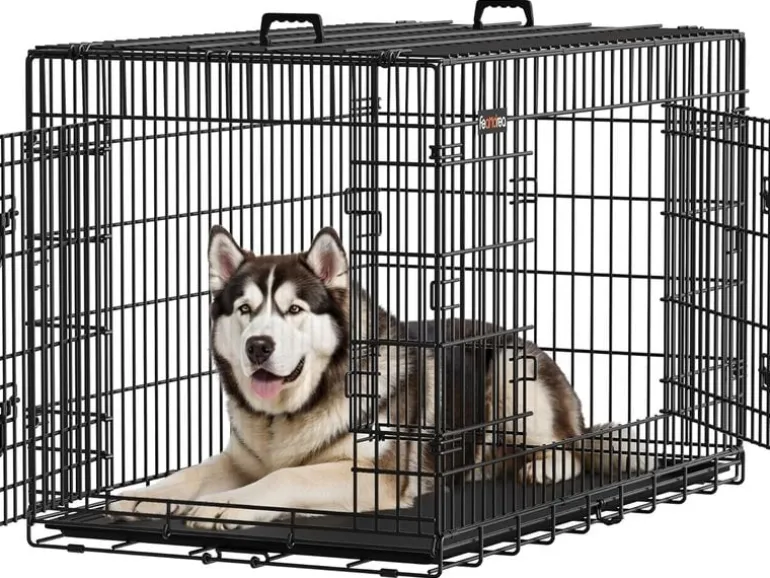 Feandrea Metallbox für Hunde 122 x 74.5 x 80.5 cm