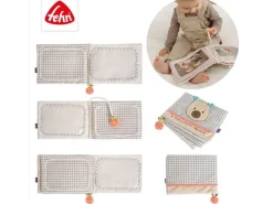 fehn Fotoalbum Capybara, Stoff, Beige / Braun, 20 x 15 cm