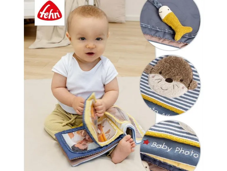 fehn Fotoalbum Otter Stoff, 20 x 15 cm