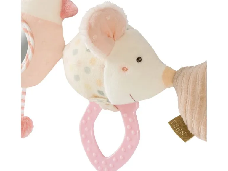 fehn Kinderwagenkette Rosa/Beige
