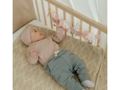fehn Kinderwagenkette Rosa/Beige