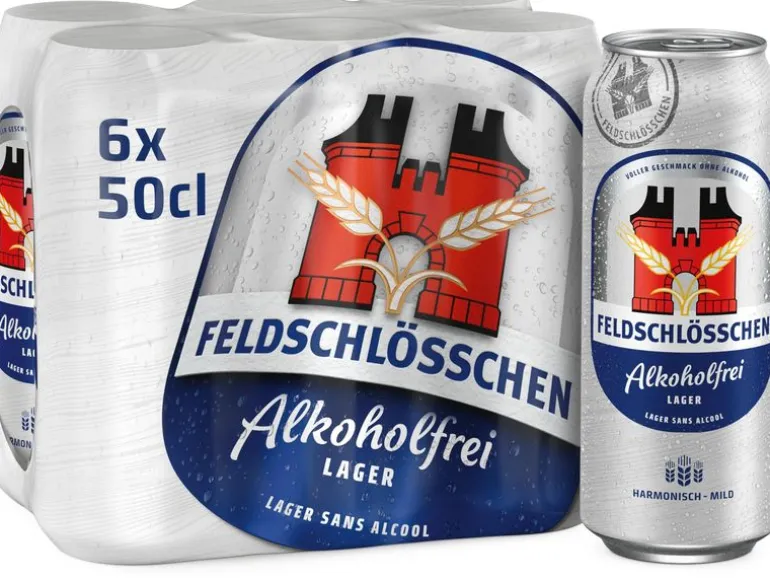 Feldschlösschen Lager Bier alkoholfrei 6 x 0.5 l
