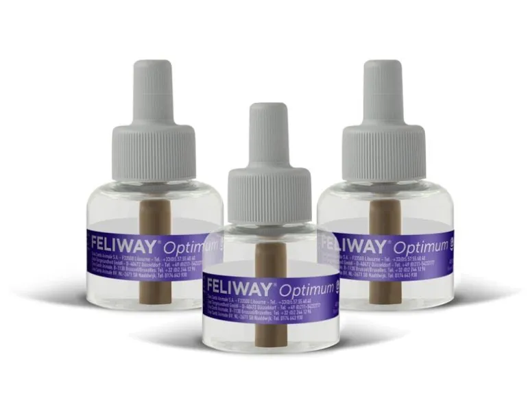 Feliway Wohlbefinden Optimum Nachfüllflakon, 3 x 48 ml