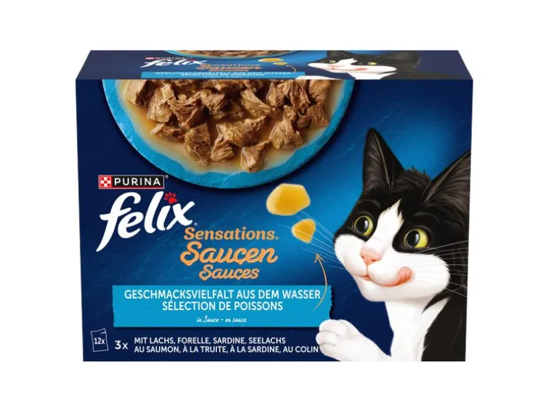 Felix Sensations Geschmacksvielfalt aus dem Wasser 12 x 85 g