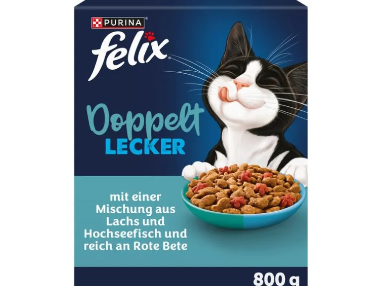 Felix Trockenfutter Doppelt Lecker Adult Fisch 800 g