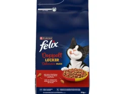 Felix Trockenfutter Doppelt Lecker Adult Fleisch 4 kg