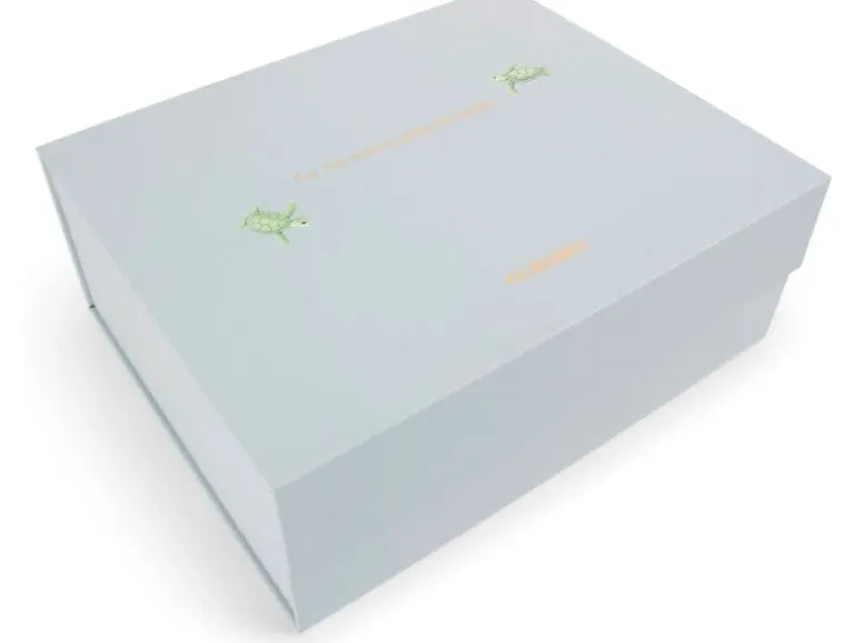 Filibabba Baby-Erinnerungsbox Unterwasserwelt Blau