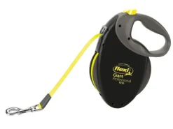 flexi Hundeleine Flexi Giant Professional L 10 m, Schwarz/Neongelb