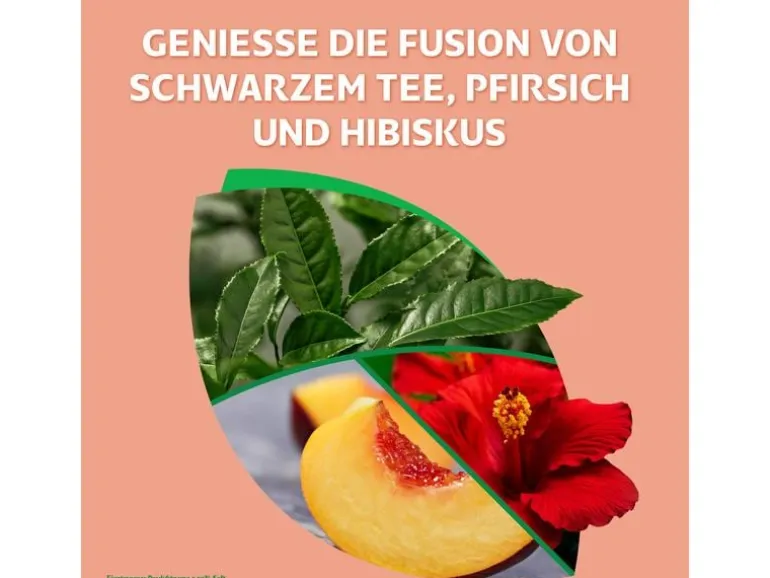 Fusetea Black Ice Tea Peach-Hibiscus 6 x 0.5 l