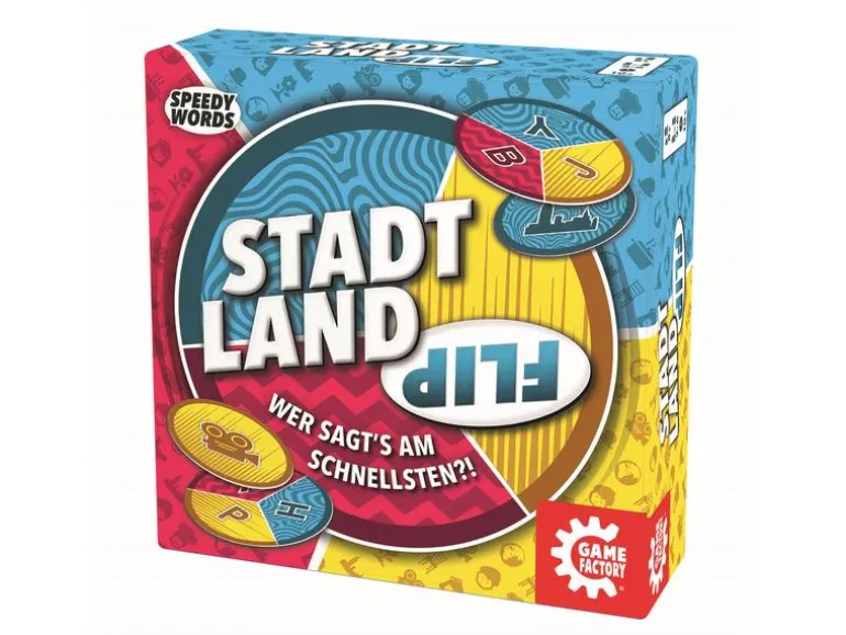 Game Factory Familienspiel Stadt Land Flip