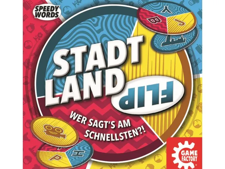 Game Factory Familienspiel Stadt Land Flip