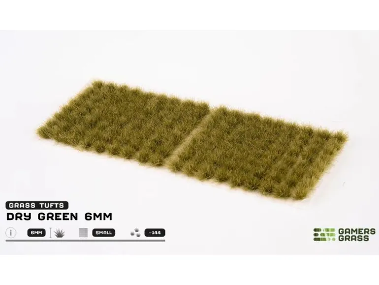 GamersGrass Tufts Wild Dry Green 6 mm