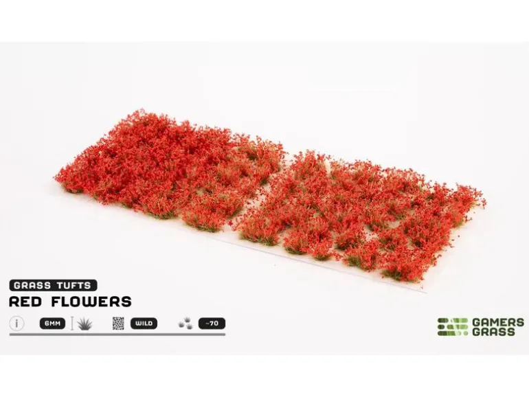 GamersGrass Tufts Wild Red Flowers
