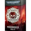Games Workshop Warhammer 40K In Nomine Imperatoris Missionskartenset -DE-