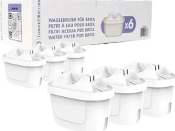 GenericFilter Wasserfilterkartuschen für Brita Maxtra+ 6 Stück