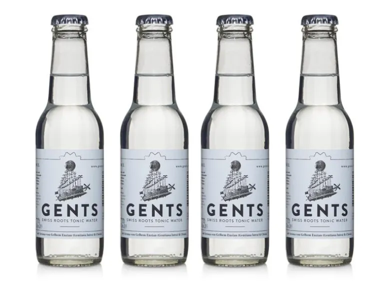 Gents Swiss Roots Tonic Water 4 x 0.2 l