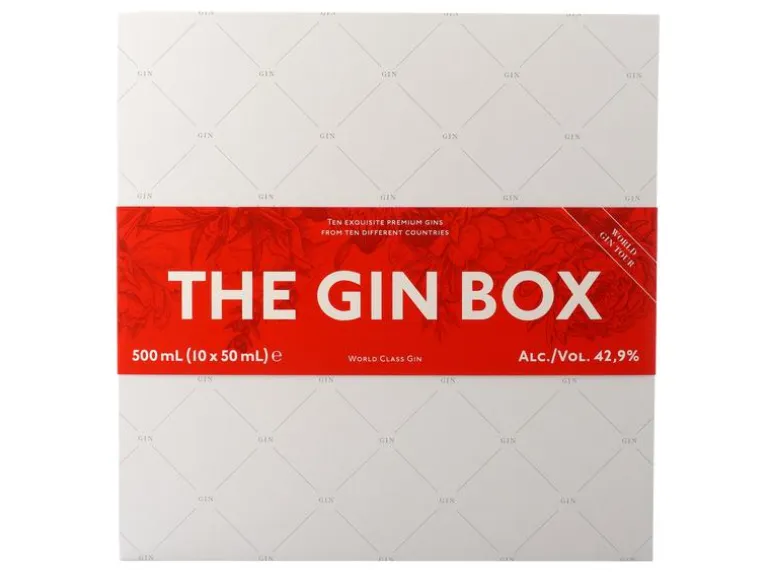 Glen Fahrn Geschenkbox The Gin Box «World Gin Tour» 10 x 50 ml