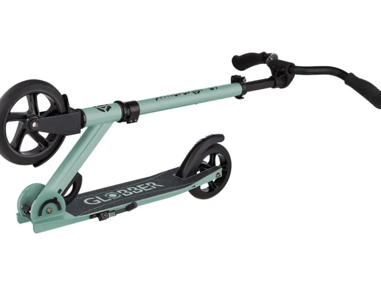 GLOBBER Flow Rider Tretroller Klappbar Aluminium Sage