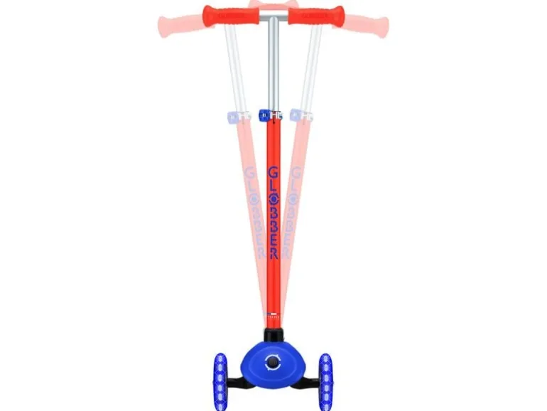GLOBBER Primo Plus Lights Kinderroller Primo Plus Lights Neonblau