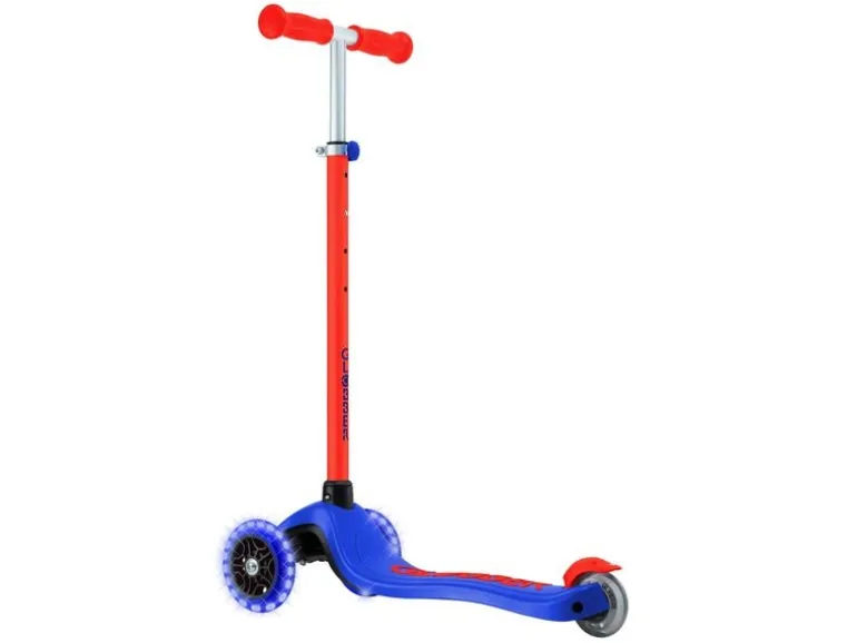 GLOBBER Primo Plus Lights Kinderroller Primo Plus Lights Neonblau