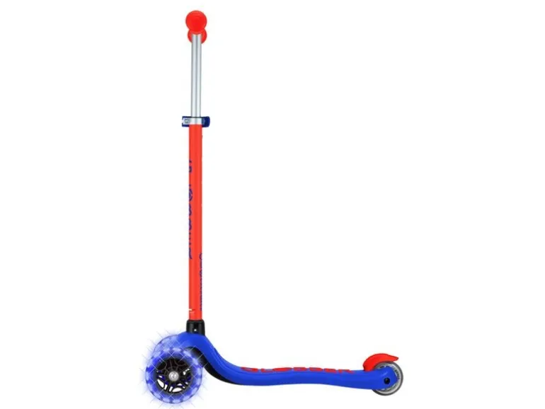 GLOBBER Primo Plus Lights Kinderroller Primo Plus Lights Neonblau