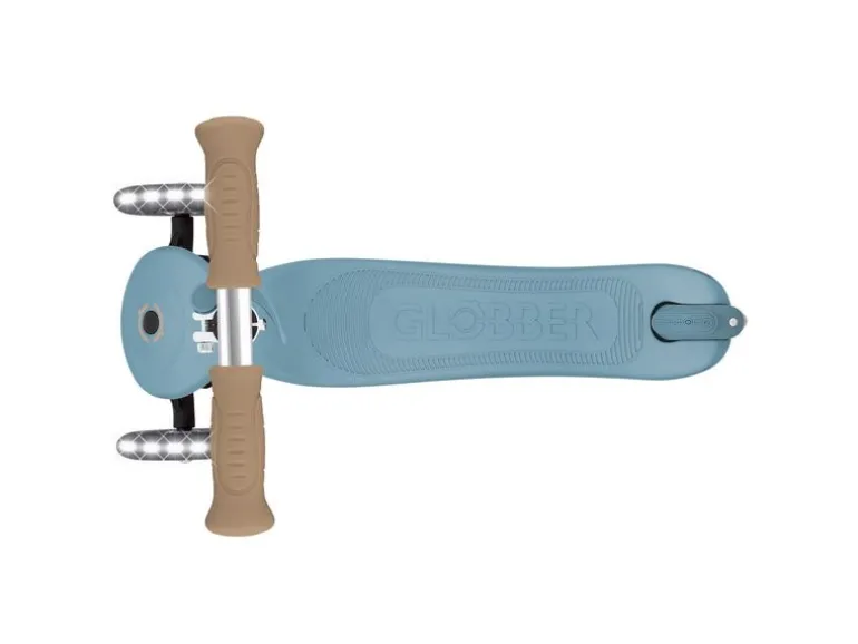 GLOBBER Signature with White Led Wheels Ash Blue