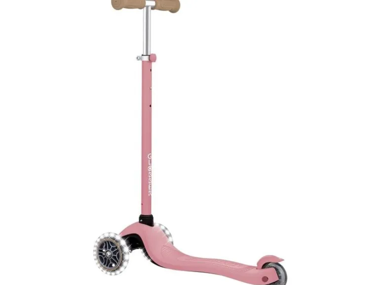 GLOBBER Signature with White Led Wheels Deep Pastel Pink