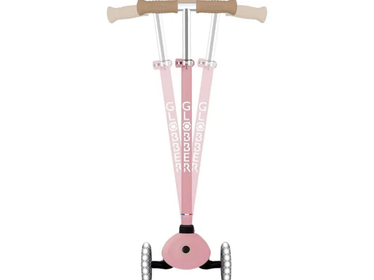 GLOBBER Signature with White Led Wheels Deep Pastel Pink