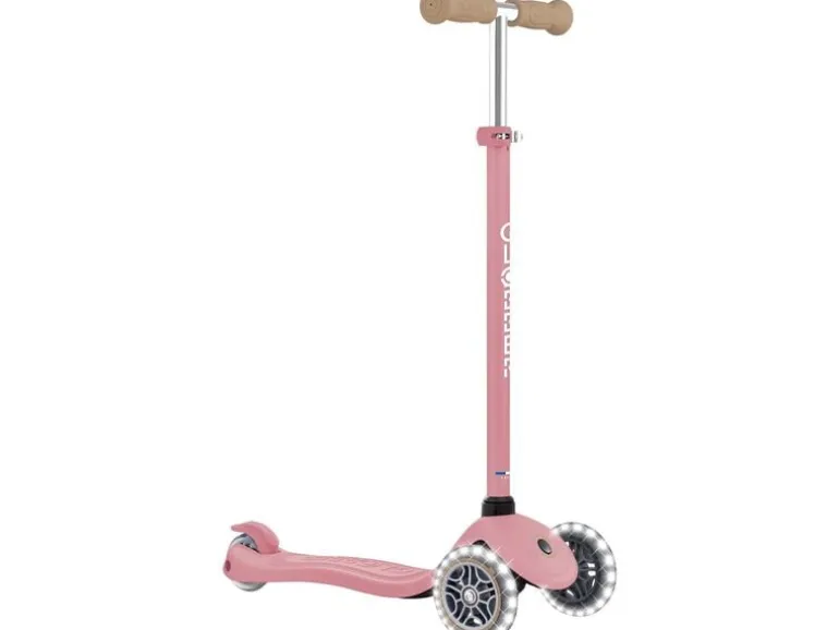 GLOBBER Signature with White Led Wheels Deep Pastel Pink