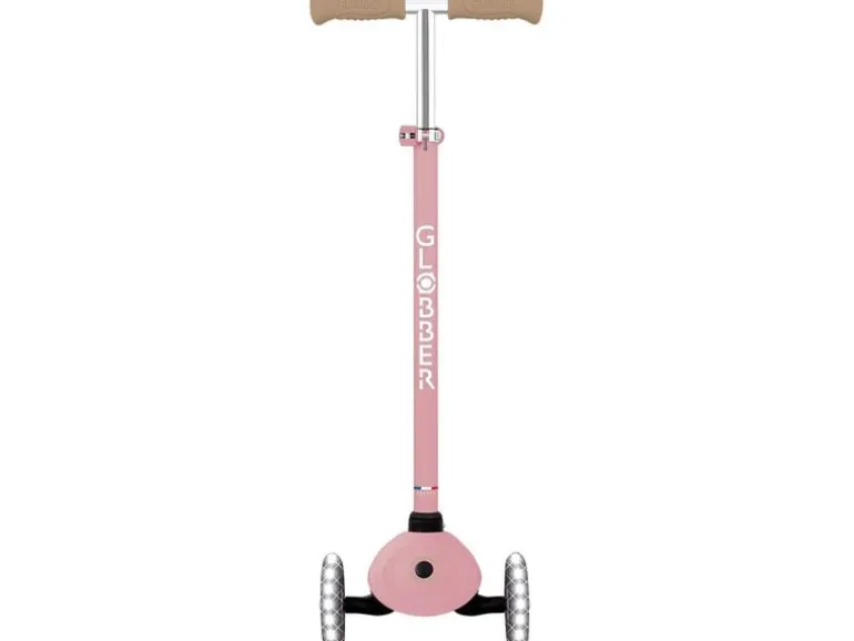 GLOBBER Signature with White Led Wheels Deep Pastel Pink