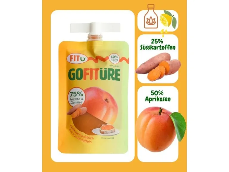 GOFITÜRE Aprikosenaufstrich mit Süsskartoffeln 120 g