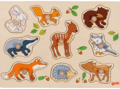 Goki Steckpuzzle Waldtiere
