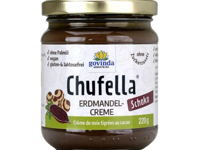 Govinda Glas Bio Chufella Erdmandelcreme Schoko 220 g